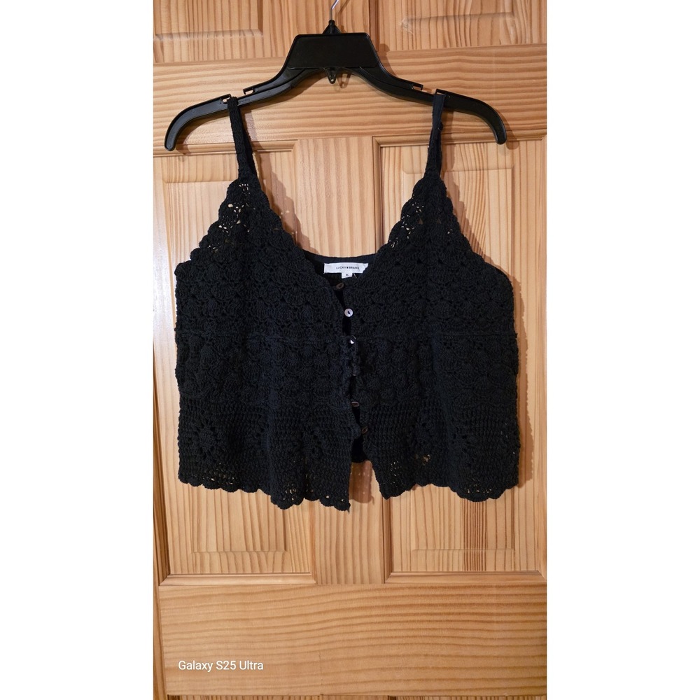 womens lucky brand Crochet Cami